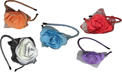 

Samyak Floral Style Hair band Hair Accessory Set(Multicolor)