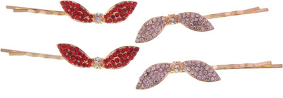 

My DT Lifestyle STONE STUDD LEAF SHAPE Hair Pin(Multicolor)