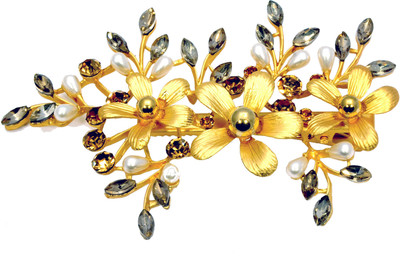 

Mansiyaorange Latest Trendy Exclusive New Premium Collection Hair Clip(Gold)