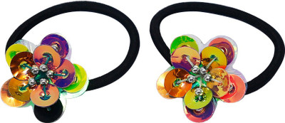 

Dchica A riot of glam colours Rubber Band(Multicolor)