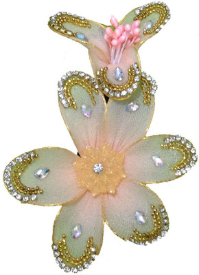 

GRACE FASHION VILLA Floral Style Bun Clip(White)