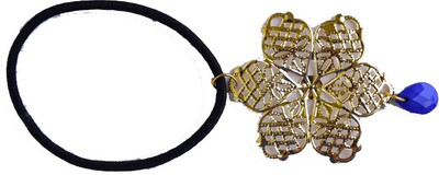 

Bows Are Wows Thin Elastics Rubber Band(Black, Gold)