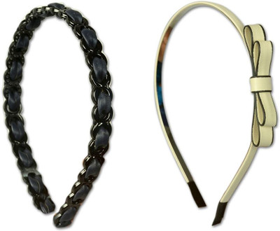 

Sagunya Stylish Casual Hair Band(White, Blue)