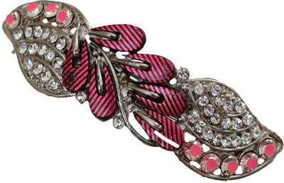 

Taj Pearl Designer Hair Clip(Silver)