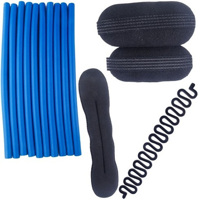 

Majik Beautiful Instant Fashion Styling Hair Accessory Set(Black, Blue)