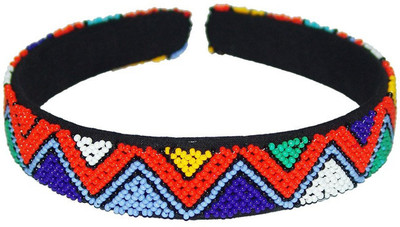 

Mehrunnisa Traditional South African Multicolor Hair Band(Multicolor)