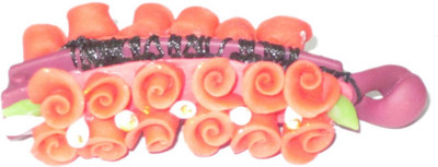 

Advance Hotline Porcelain clay work fancy banana clip Banana Clip(Multicolor)