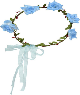 

Sagunya Rosellete Tiara Head Band(Blue)