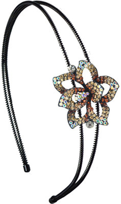 

Glitters Online Golden Colour Head Band(Multicolor)