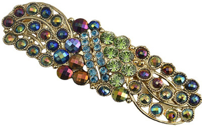 

Taj Pearl Designer Hair Clip(Gold)