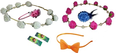 

Style Tweak Floral Hairbands Hair Accessory Set(Multicolor)