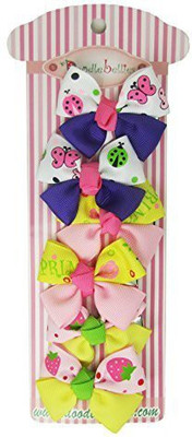 

Doodlebellies Doodlebellies Colorful Gross Grain Hair Clip for Girls - Colorful Pattern Hair Clip Set Unique Design for Girls (12pc (6x2pc) 2" Alligator Clips) Hair Clip(Multicolor)
