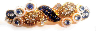 

FAB Beautiful Essentials Peach Plastic- Set-of-1-UN Hair Clip(Multicolor)