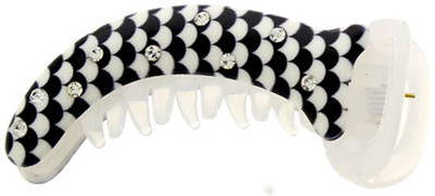 

Anuradha Art BN-151 Banana Clip(White, Black)