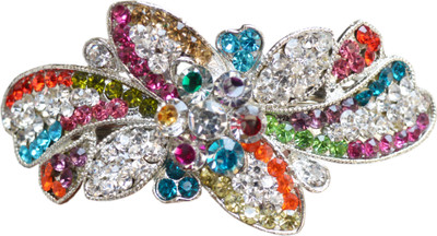 

Juhi Creations SWM3 Hair Clip(Silver, White, Multicolor)