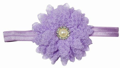 

Pinkblueindia Cute work Net Flower Head Band(Purple)