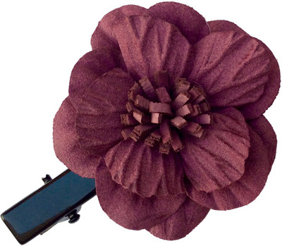 

B-Fashionable Amethyst Flower Hair Claw(Purple)