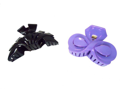 

Modish Look Combo Of Two Clutcher For Women Hair Claw(Black, Blue)