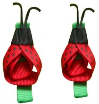 52% OFF on NeedyBee Aligator LadyBug Hair Clip(Red, Green)