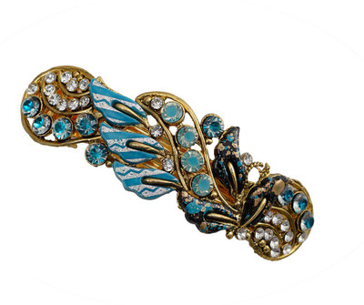 

Taj Pearl Designer Hair Clip(Gold)