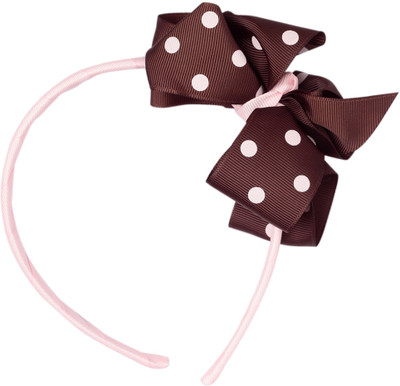 

NeedyBee Bow Hair Band(Brown)