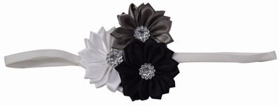 

Pinkblueindia Newborn Flowers Soft Satin with Pearls Head Band(Multicolor)