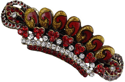 

Taj Pearl Designer Hair Clip(Yellow)