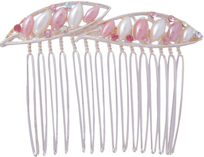 

Pink Rose Princess Charm Hair Clip(Multicolor)