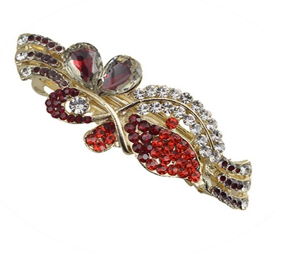 

Taj Pearl Designer Hair Clip(Gold)