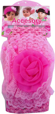 

GRACE FASHION VILLA soft touch kids accessory Hair Band(Pink)
