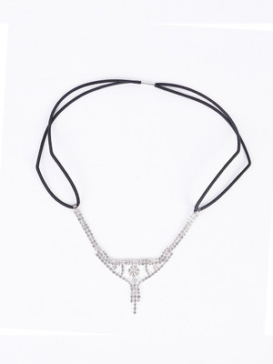

Blueberry Princess Elasticated Hair Band(Silver)
