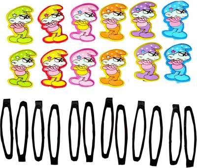 

Abhi Fancy Tik Tak Pin Hair Accessory Set(Multicolor, Black)