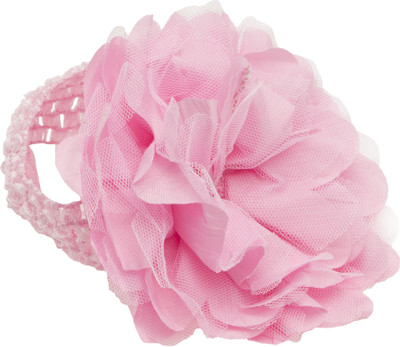 

NeedyBee Pink Flower Bunch in Crochet lace for Baby Girls Head Band(Pink)