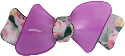 

Taj Pearl Designer Hair Clip(Purple)