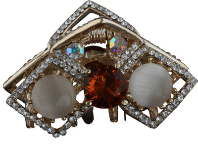 

Anuradha Art Clutcher Hair Claw(Orange)