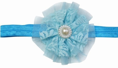 

Pinkblueindia Adorable Net Flower Baby Girls Head Band(Blue)