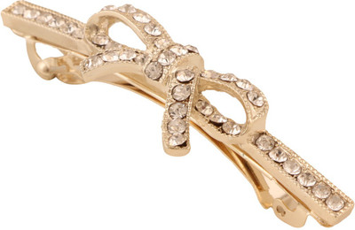 

Jazz Jewellery Toned Stone Hair Clip(Gold)