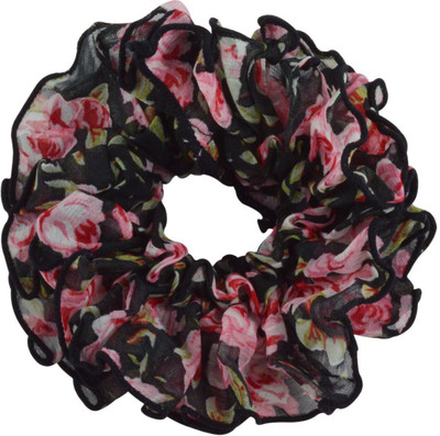 

Sarah Floral Rubber Band(Black)