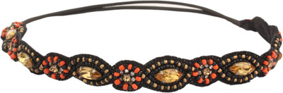 

Urban Roots Designer Hair Band(Gold, Black)