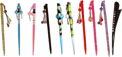 

Samyak Juda Sticks Hair Accessory Set(Multicolor)