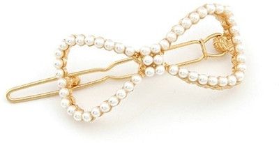 

Crunchy Fashion Pearl Bow Hair Pin(White)