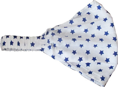 

Aummade Blue Stars Fabric Head Band(White, Blue)