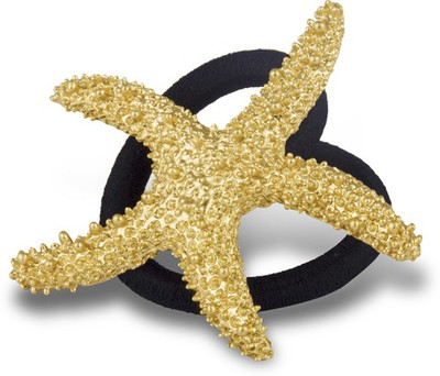 

The Bling Stores FUNKY TEEN GOLDEN STAR HAIR BAND Rubber Band(Gold)