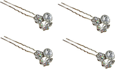

Pink Rose Princess Charm Hair Pin(Multicolor)