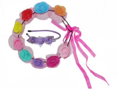 

Juhi Tiara with band Hair Accessory Set(Multicolor)