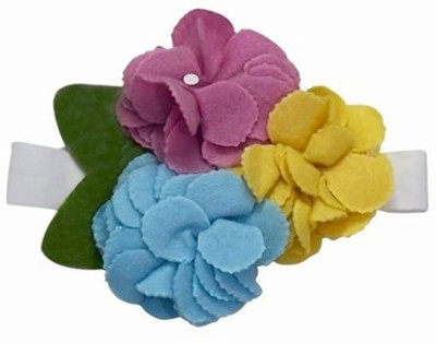 

Pinkblueindia Three Flower with Soft Elastic Head Band(Multicolor)