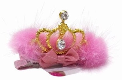 

Pinkblueindia Cute Ribbon Bow and Diamonds with Fur Head Band(Pink)