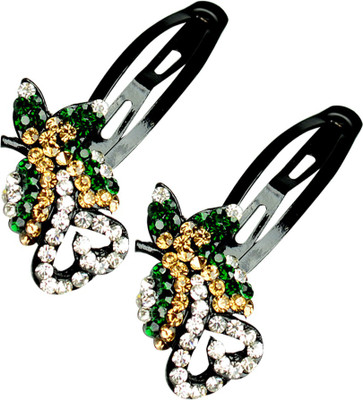 

Glitters Online Muti Colour American Diamond. Hair Clip(White)
