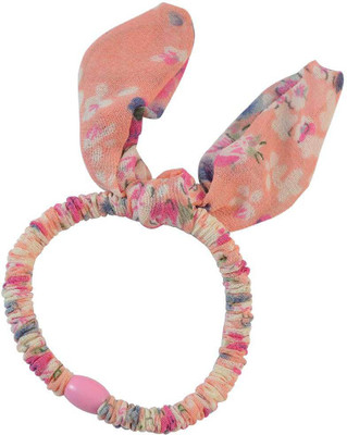 

Sarah Floral Print Rubber Band(Orange)