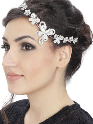 

Joel Floral Hair Band(Silver)